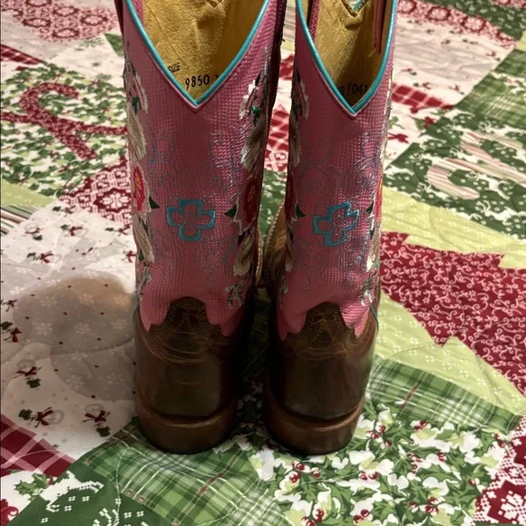Macie Bean girls honeybunch cowgirl boots - Picture 4 of 7